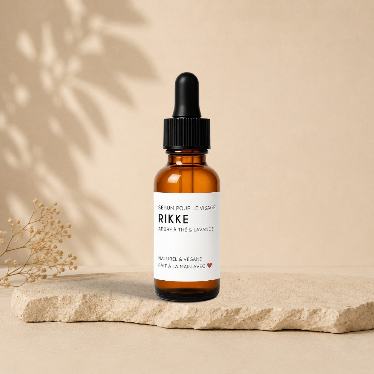 Sérum visage ORÉRA eco-luxe naturel arbre à thé et lavande, fabriqué au Québec sans cruauté.