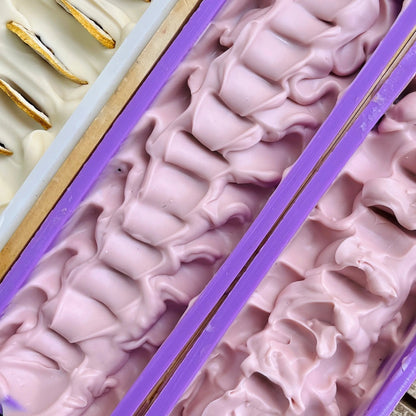 Savon doux melon miel mauve artisanal ORÉRA éco-luxe naturel fabriqué au Québec sans cruauté.