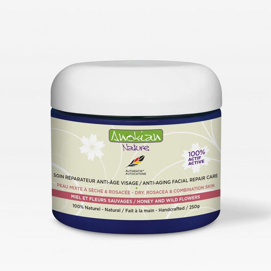 Masque au miel anti-âge fleurs sauvages