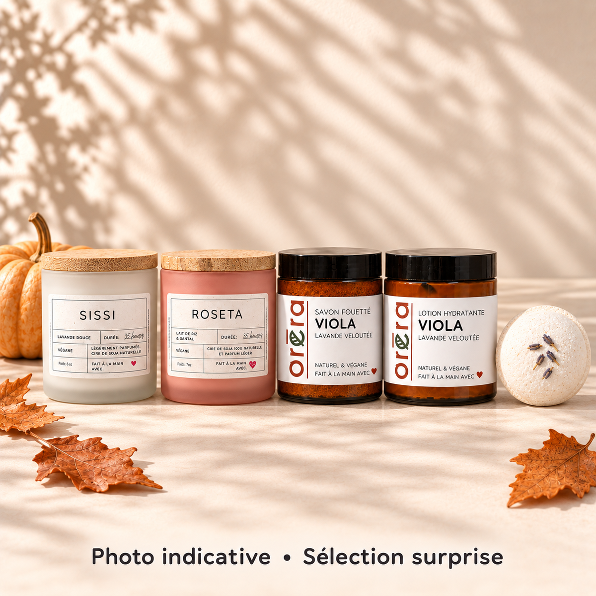 Ensemble surprise Spooky Floral — photo indicative; fragrances et contenants variables.