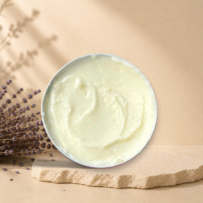 Baume à tatouage ORÉRA à la vitamine E et rose musquée, soin naturel et éco-luxe fabriqué au Québec sans cruauté.