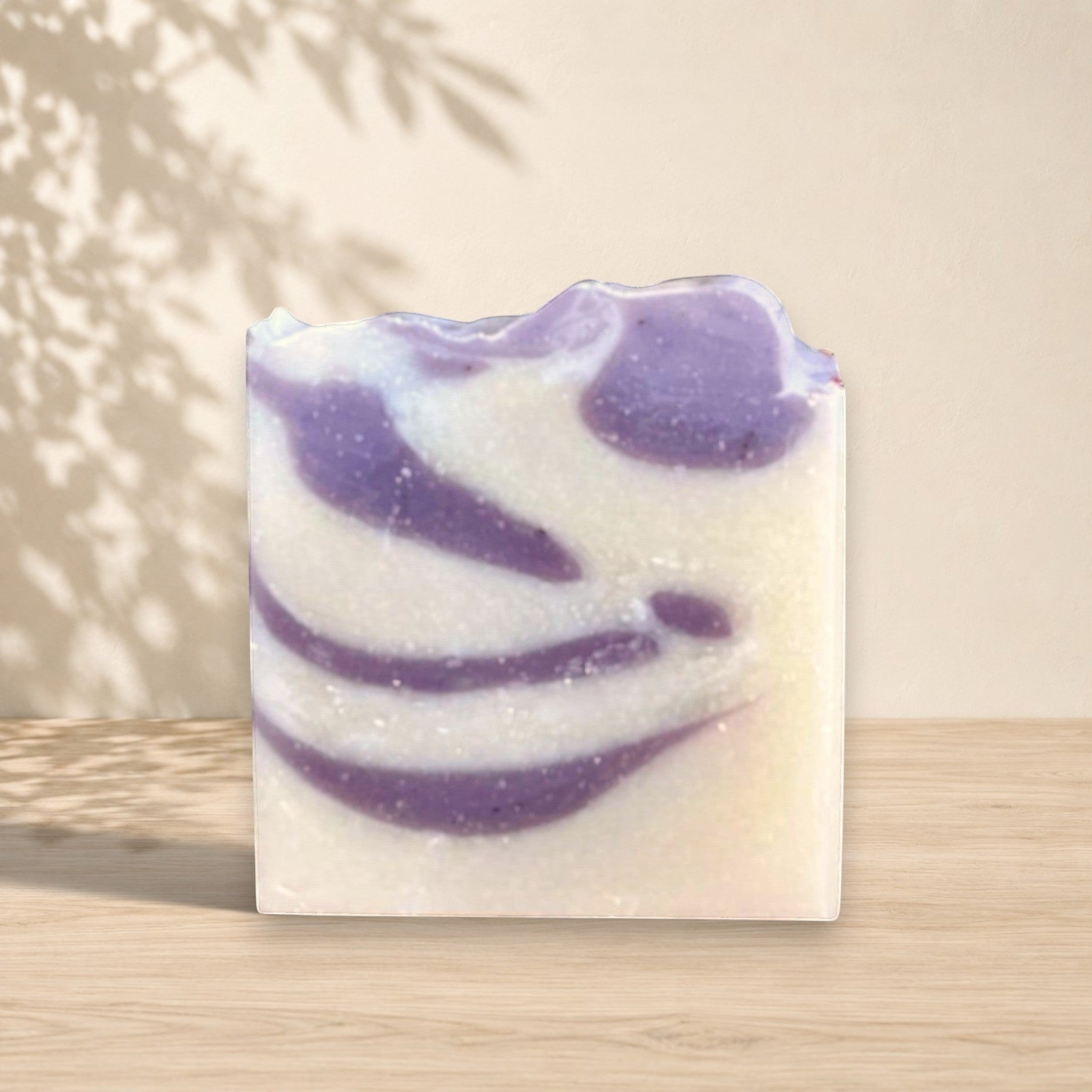 Natural white and purple WHITNEY Oréra soap with Brazilian clay